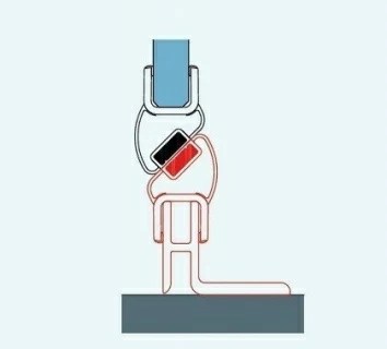 Kit inchidere magnetica usa de nisa SanSwiss Solino culoare negru 198