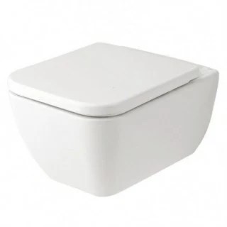 Set PROMO Vas wc Gala Emma Square 54×36 cm cu capac slim inchidere lenta