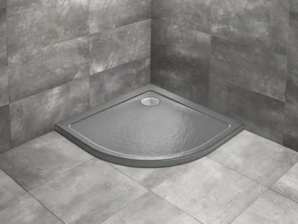 Cadita dus Radaway Doros A Stone Anthracite 90x90xH4.5 cm