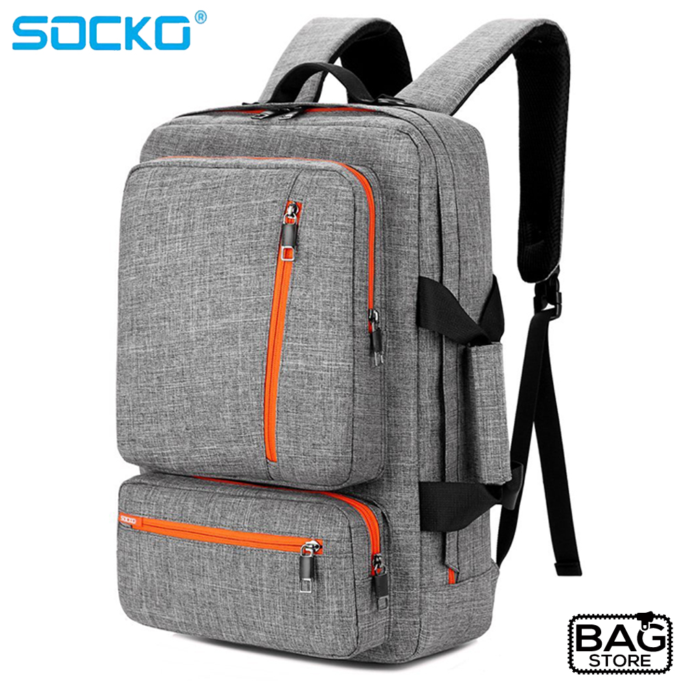 orange laptop bag