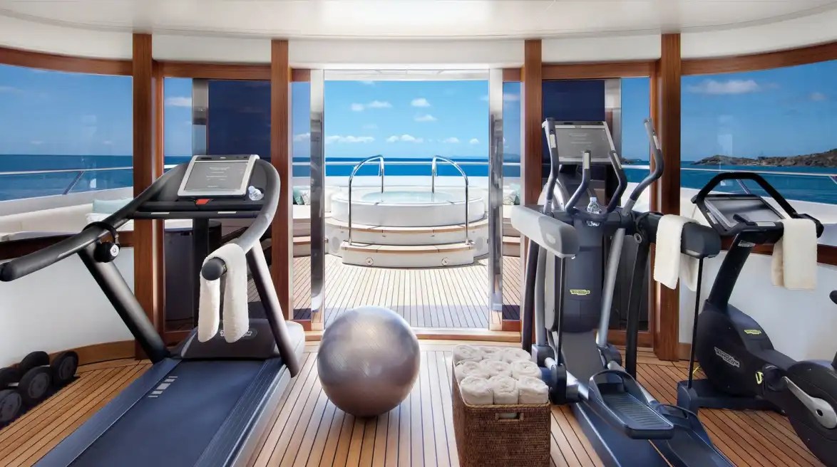 Luxury Motor Yacht Lady Britt Gym