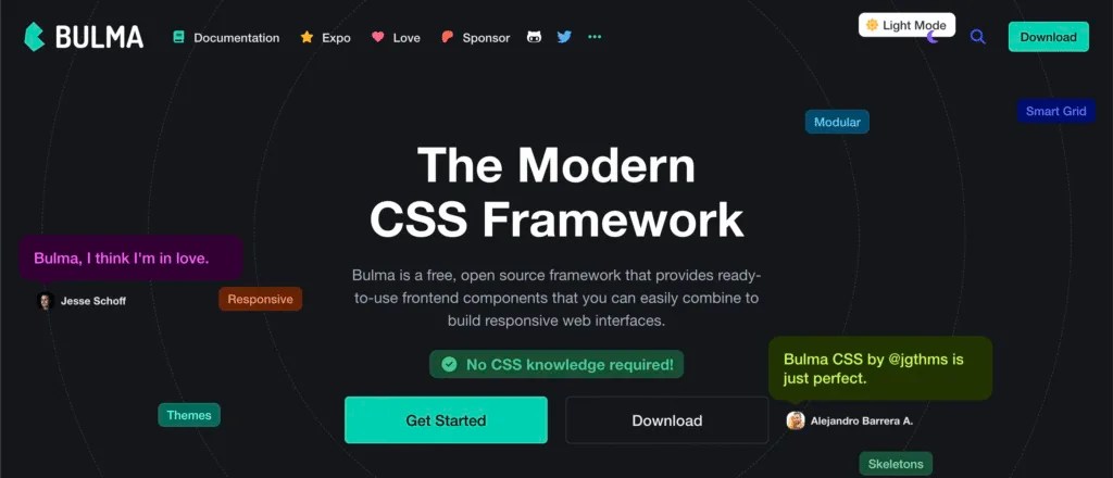 Bulma CSS Framework