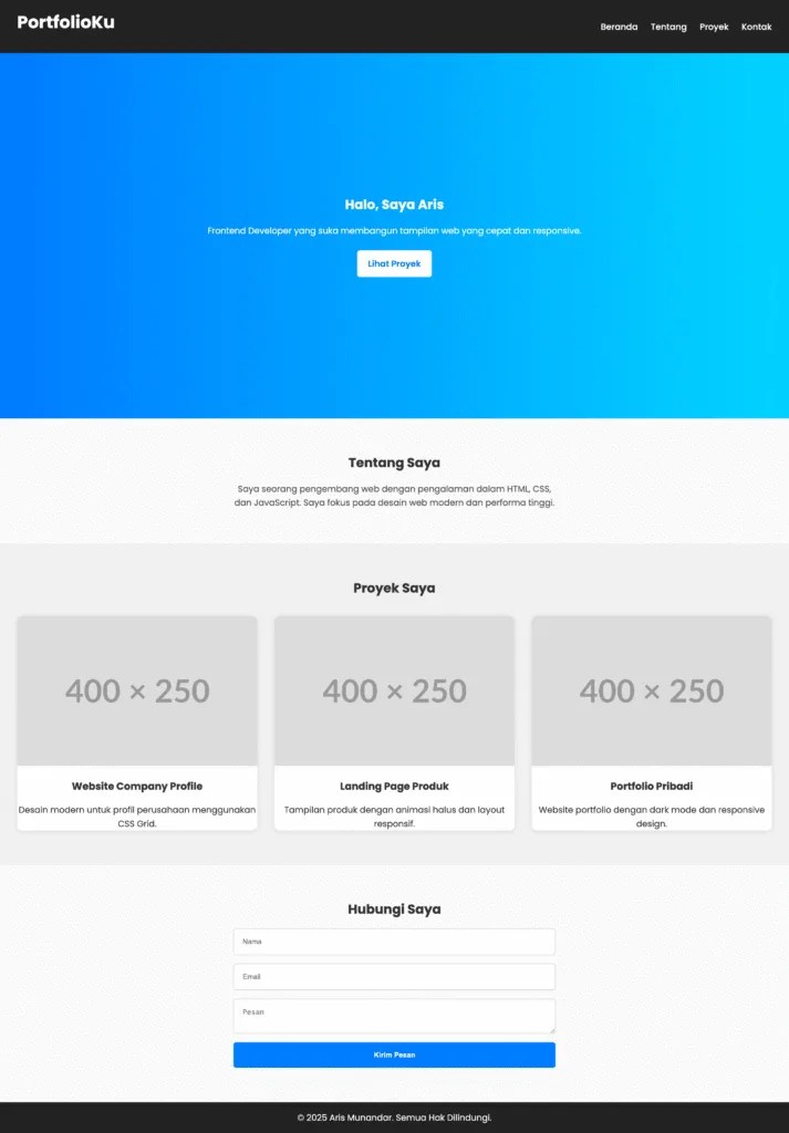 Portofolio Website Responsive