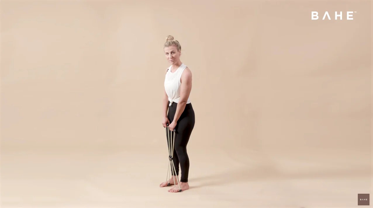 Standing Row Exercise With Flow Reformer Guide Bahe