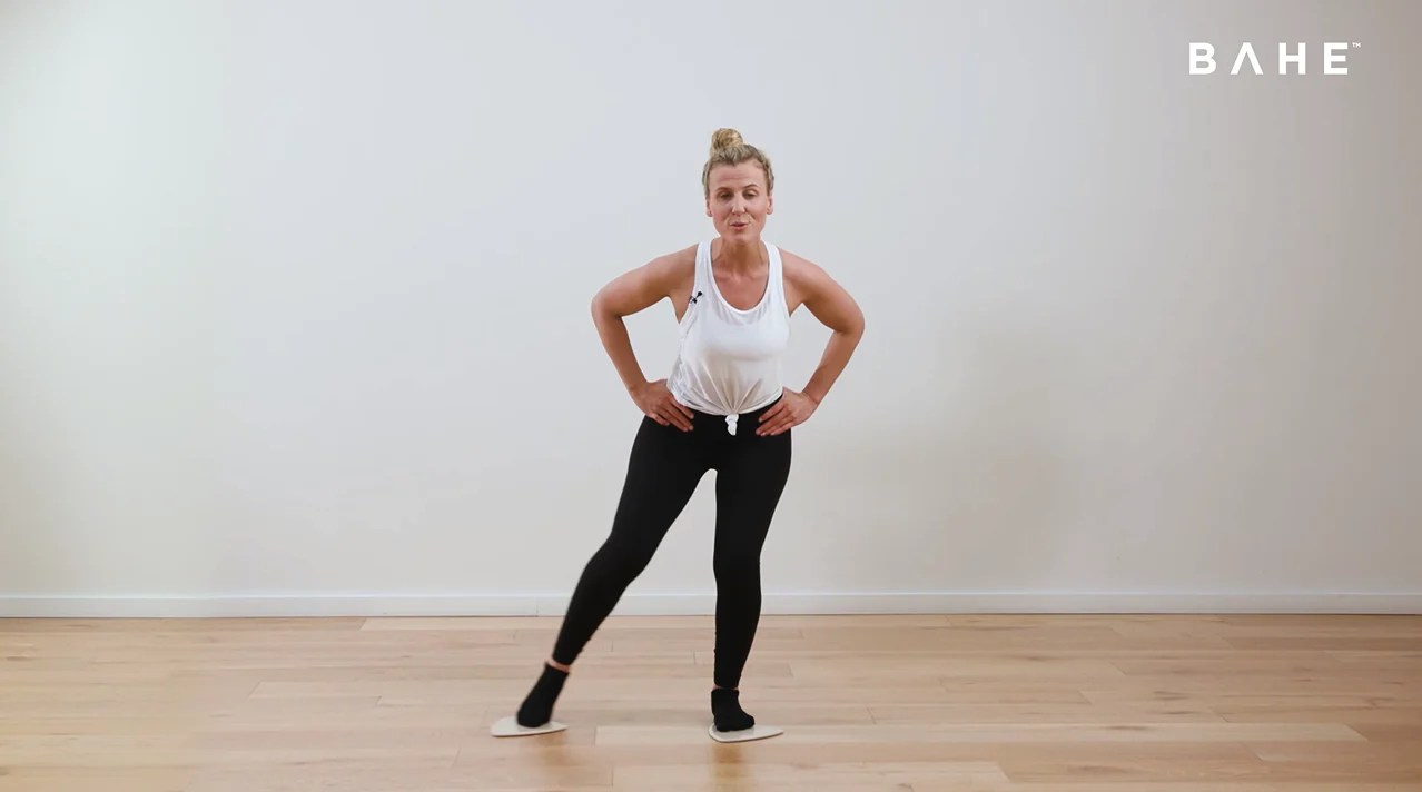 Skater Exercise With Sliders Bahe