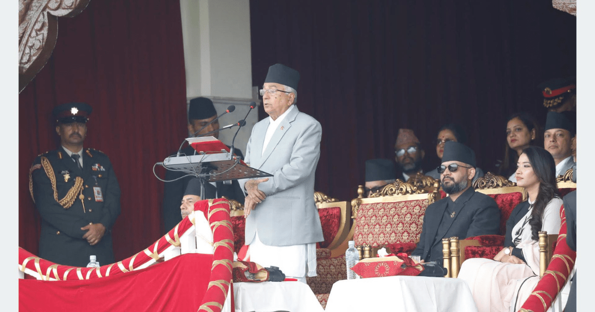 राजनीतिक परिवर्तनले मात्र युगका अपेक्षा पूरा हुँदैनन्, राज्यसत्ताको चरित्र र आचरणमा बदलाब ल्याउनुपर्छः राष्ट्रपति पौडेल