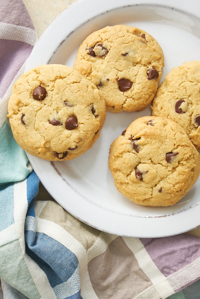 Stir into the creamed mixture until just blended. Small Batch Chocolate Chip Cookies Bake Or Break