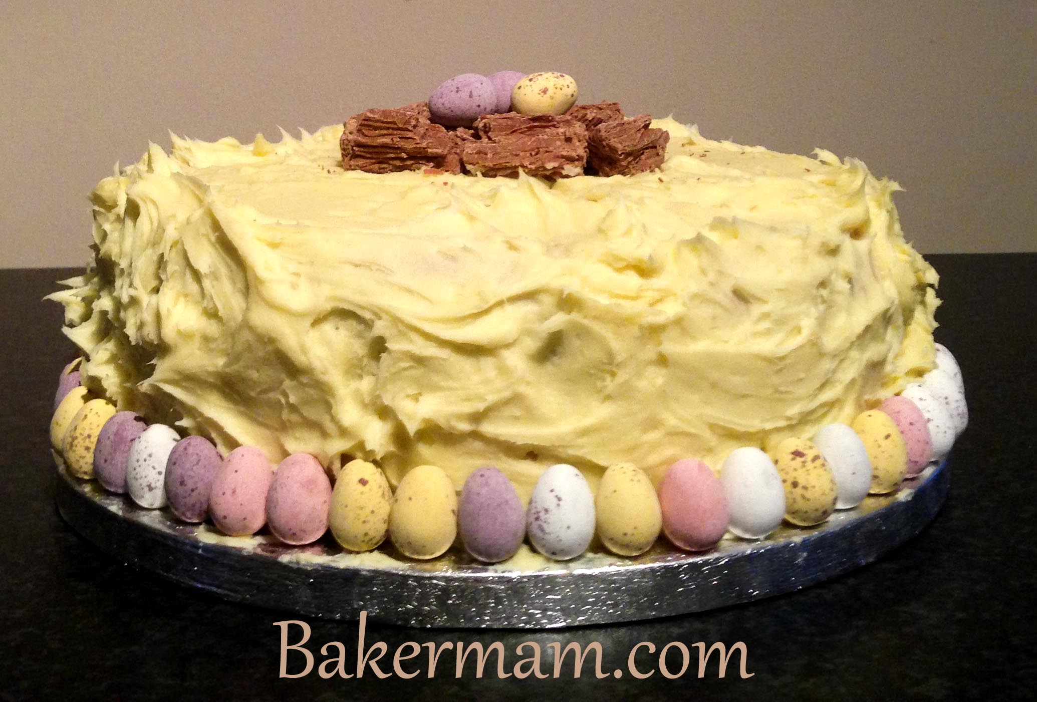 White Chocolate Ganache Cake