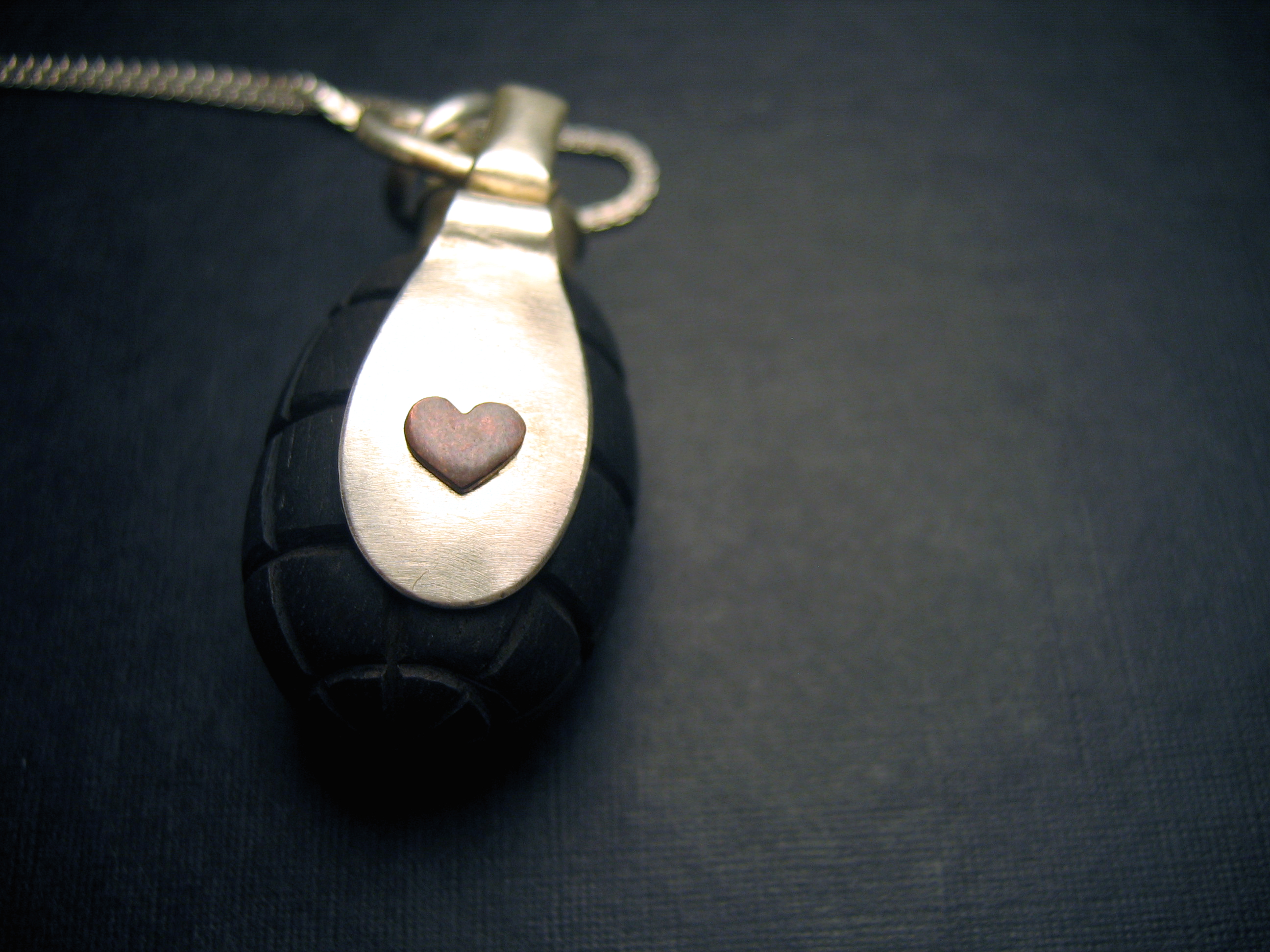 Sterling Silver, Copper, Ebony