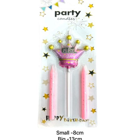 Birthday Girl Cake Candle