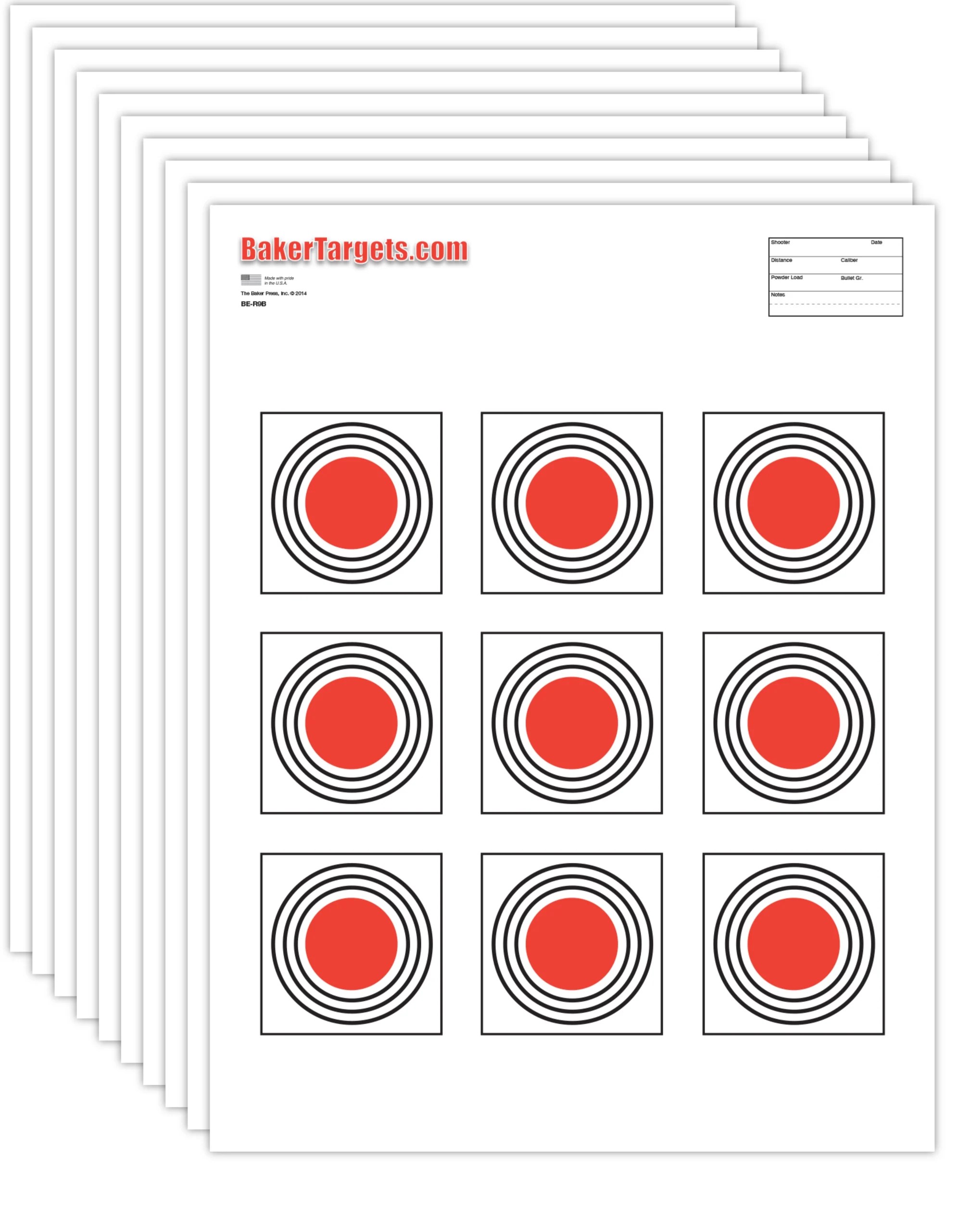 Get-Ten Pack-Rifle Nine Bulls Eye