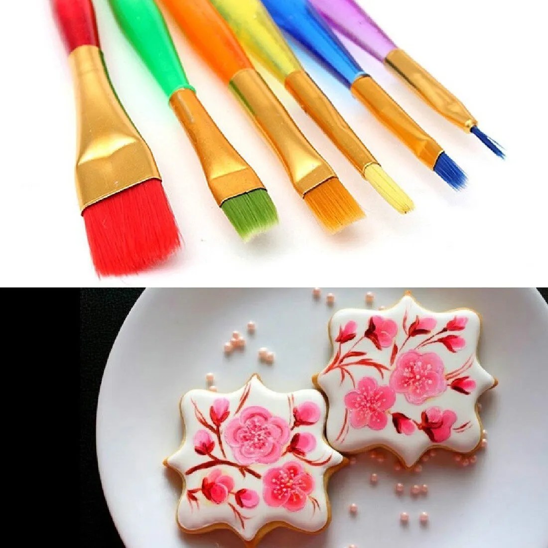 Brush Set cake colouring Price in Qatar Bake Wares