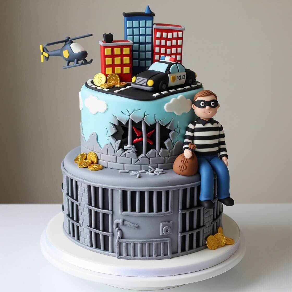 10 Amazing Roblox Cake Design Ideas For Boys Birthday Party Roblox Jailbreak Cake 