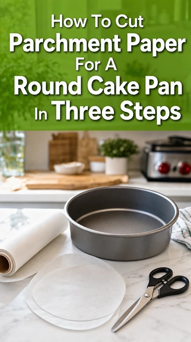 How To Cut Parchment Paper For Round Cake Pan
