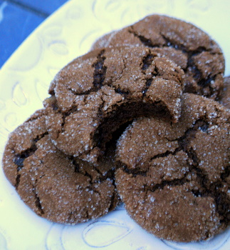 Chocolate Gingersnap Cookies