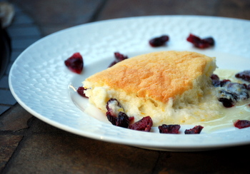 Cranberry Orange Pudding Cake