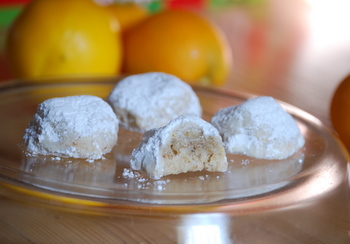 Orange and Clove Snowballs