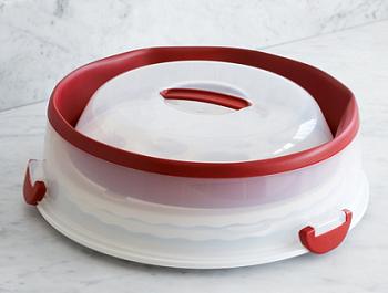 Collapsible Cupcake & Cake Carrier, closed