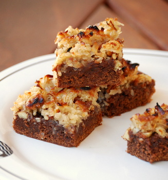 German Chocolate Cake Brownies