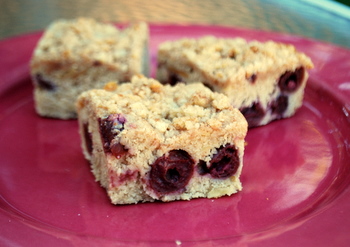 Cinnamon Cherry Coffee Cake