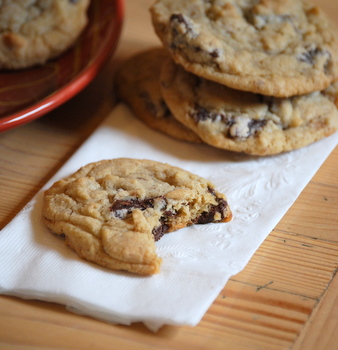 Salted Dark Chocolate Chunk Cookies