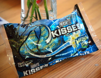 Hershey’s Kisses with Macadamia Nuts,