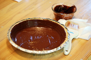 Keep a graham cracker crust from getting soggy