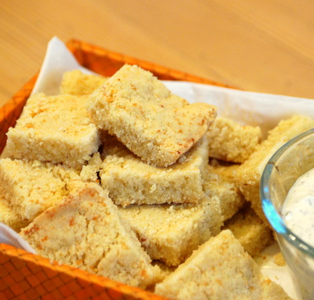 Parmesan Shortbread Squares