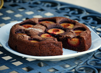 Chocolate Plum Cake