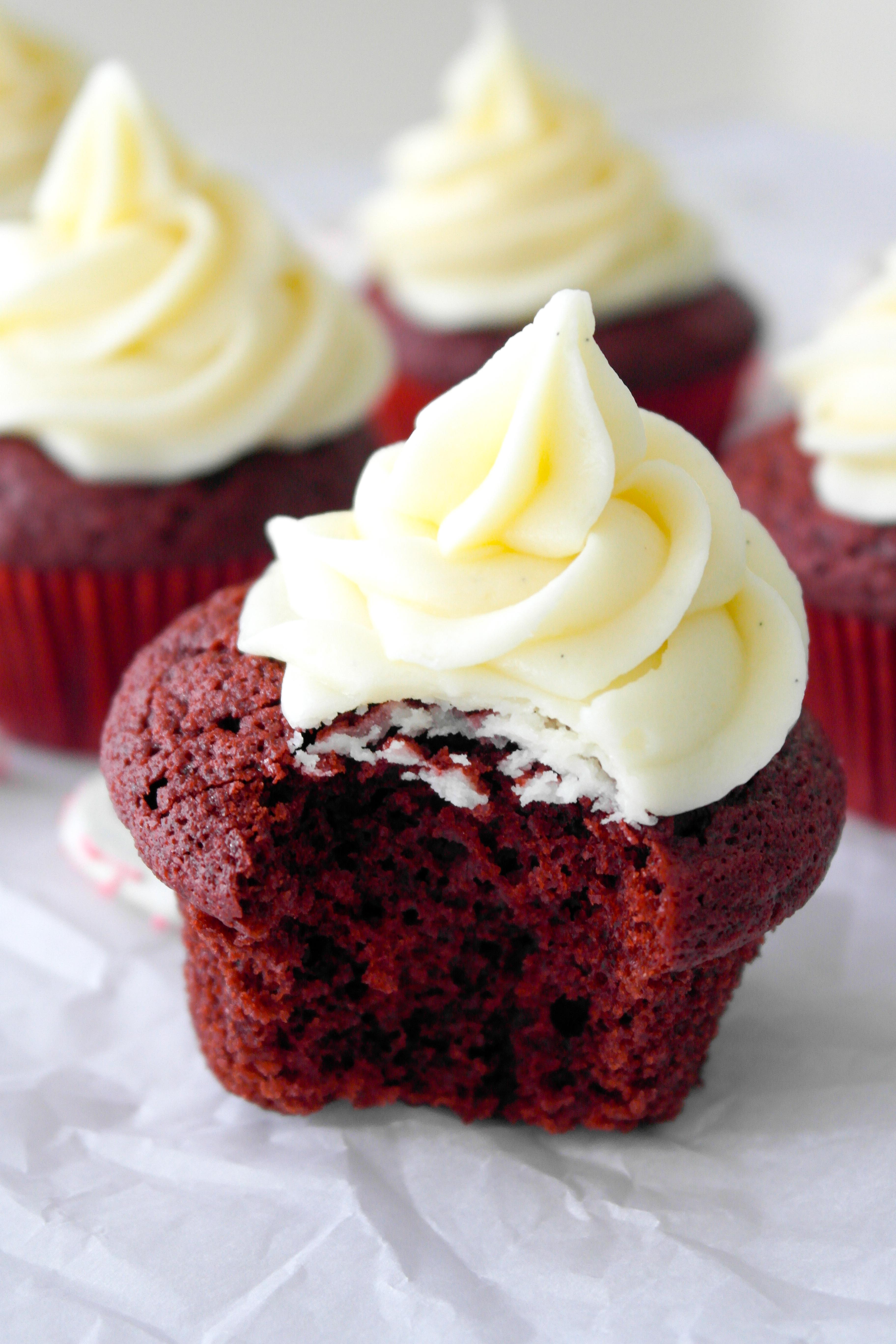 picture America's Test Kitchen Red Velvet Cupcakes baking is a science
