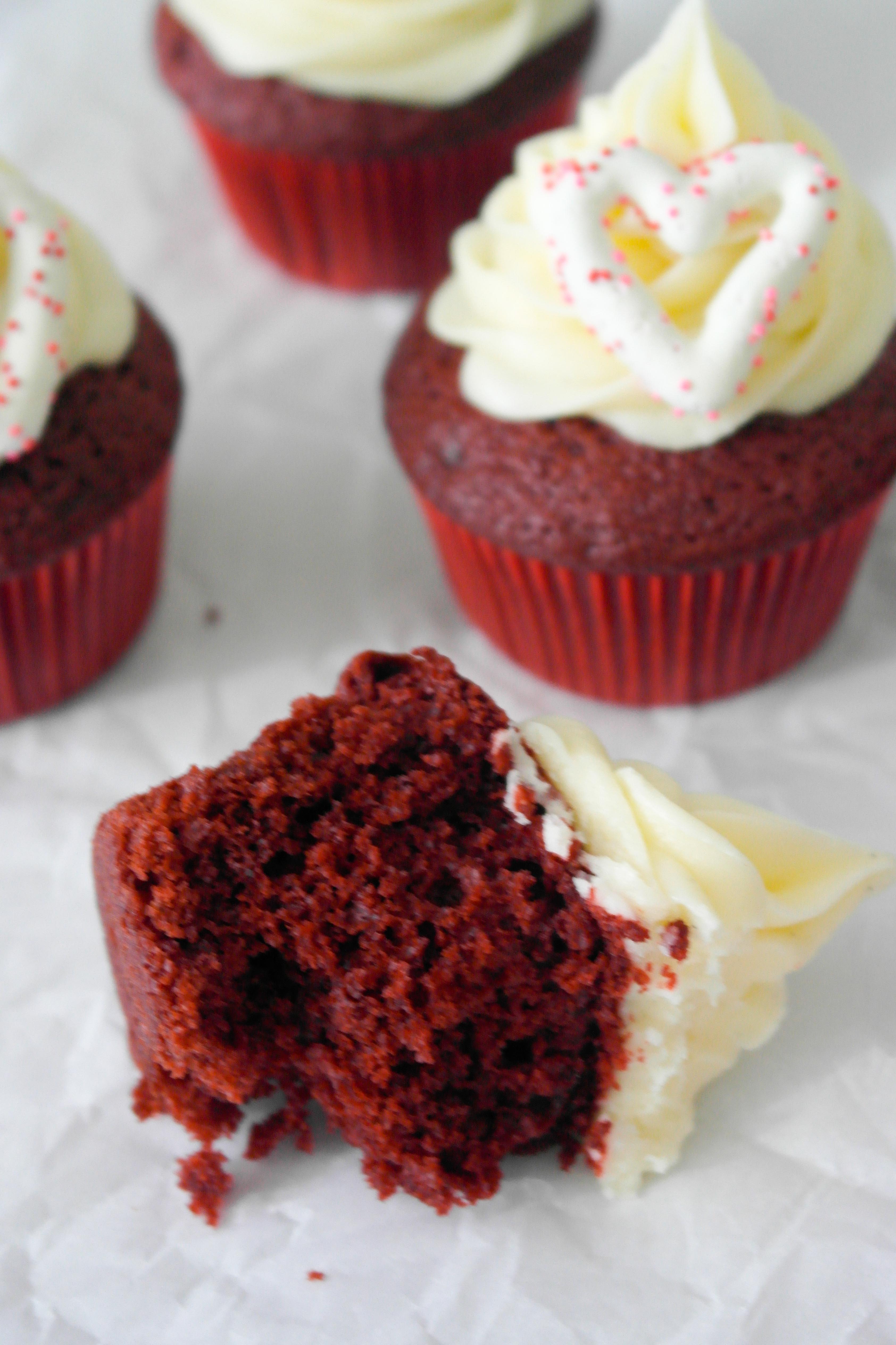 photo America's Test Kitchen Red Velvet Cupcakes baking is a science