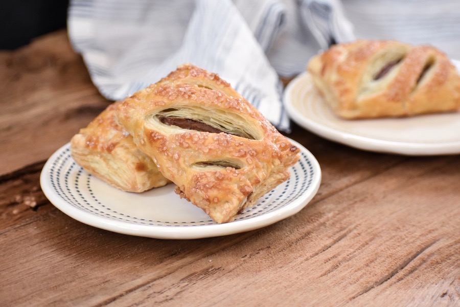 Nutella pockets puff pastry baking off script