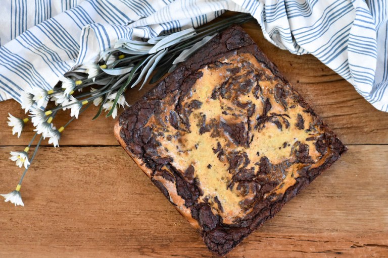 kahlua brownies - main image