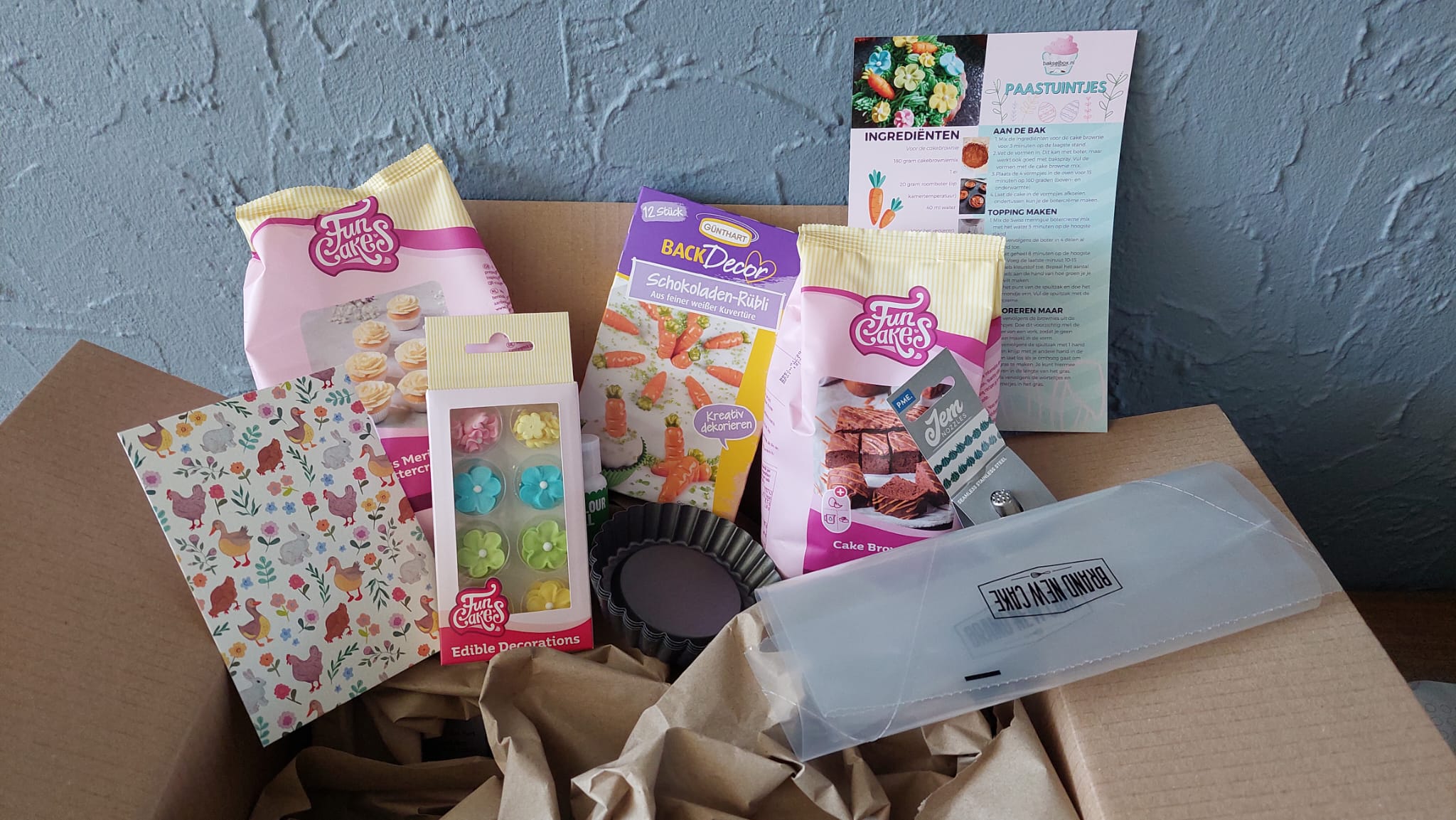 Bakselbox voor lentetuintjes