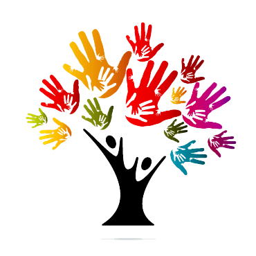 A tree representing people working together