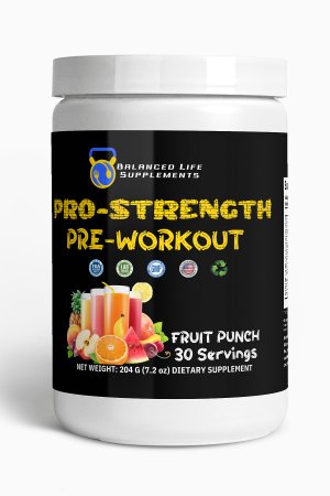 Pre-Workout | Pro-Strength Pre-Workout. (Fruit Punch)