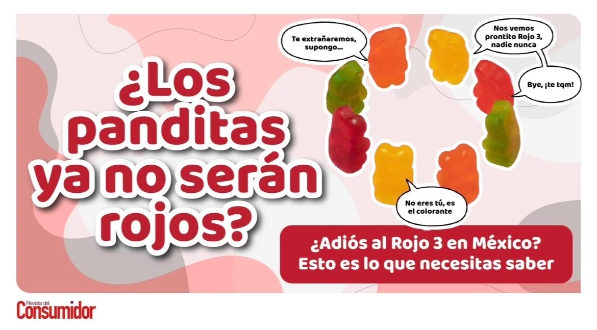 México elimina el Rojo 3 de alimentos y bebidas; ¿Los panditas ya no serán rojos?