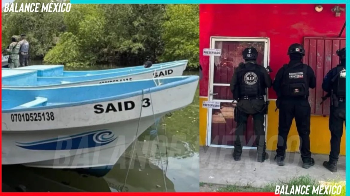 Aseguran droga, cartuchos y siete lanchas durante cateo en Puerto Madero