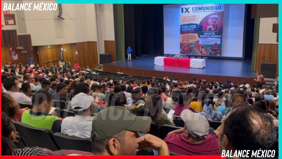 Magisterio exige abrogación de la Ley del ISSSTE ante cientos de maestros en Tapachula