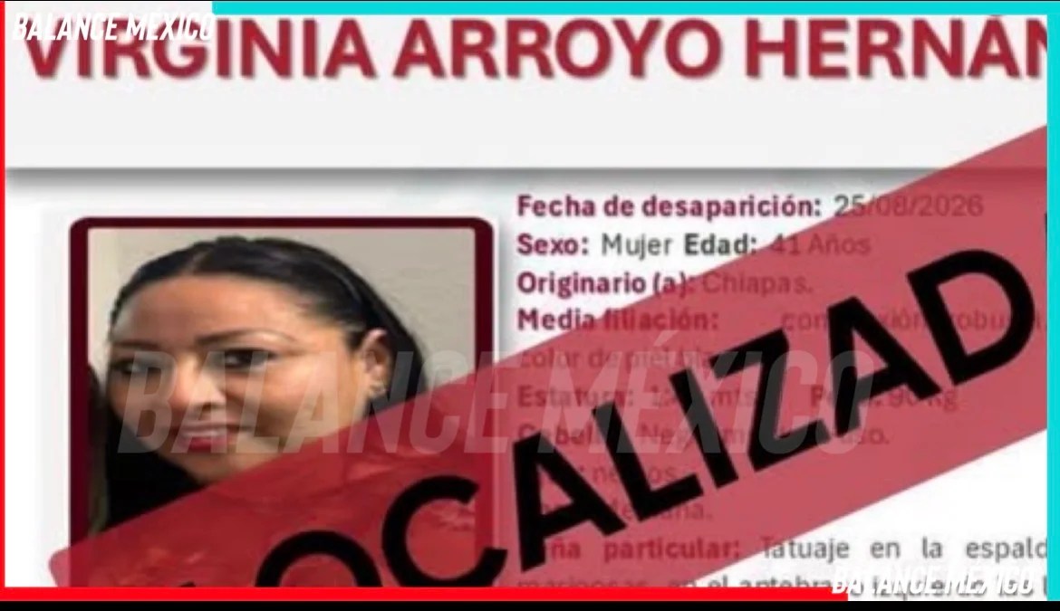 Localizan sin vida a Virginia Arroyo, había sido privada de su libertad en Tuxtla Gutiérrez