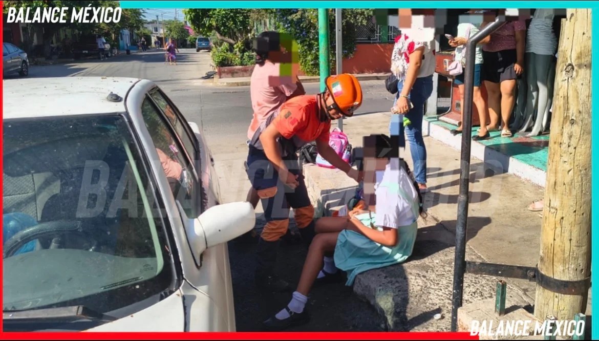 Vehículo derriba a madre e hija que viajaban en bicicleta rumbo a la escuela en Tapachula