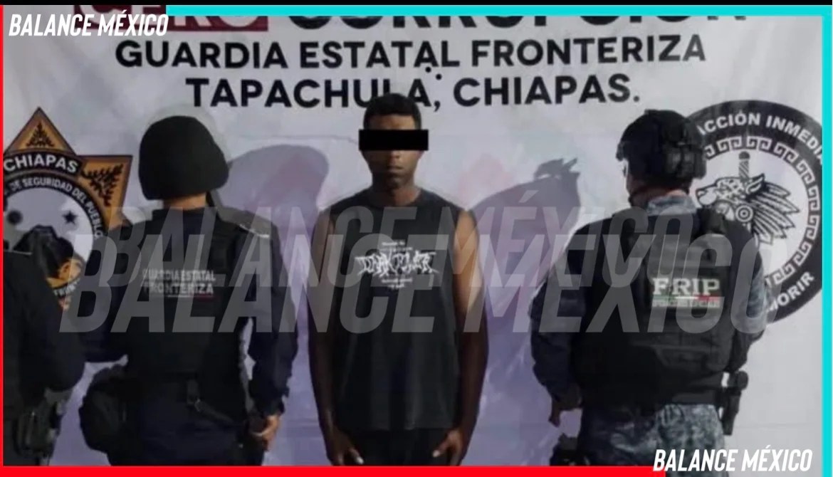  Detienen en la colonia Esperanza de Tapachula a presunto miembro de “Los Cuatetes”