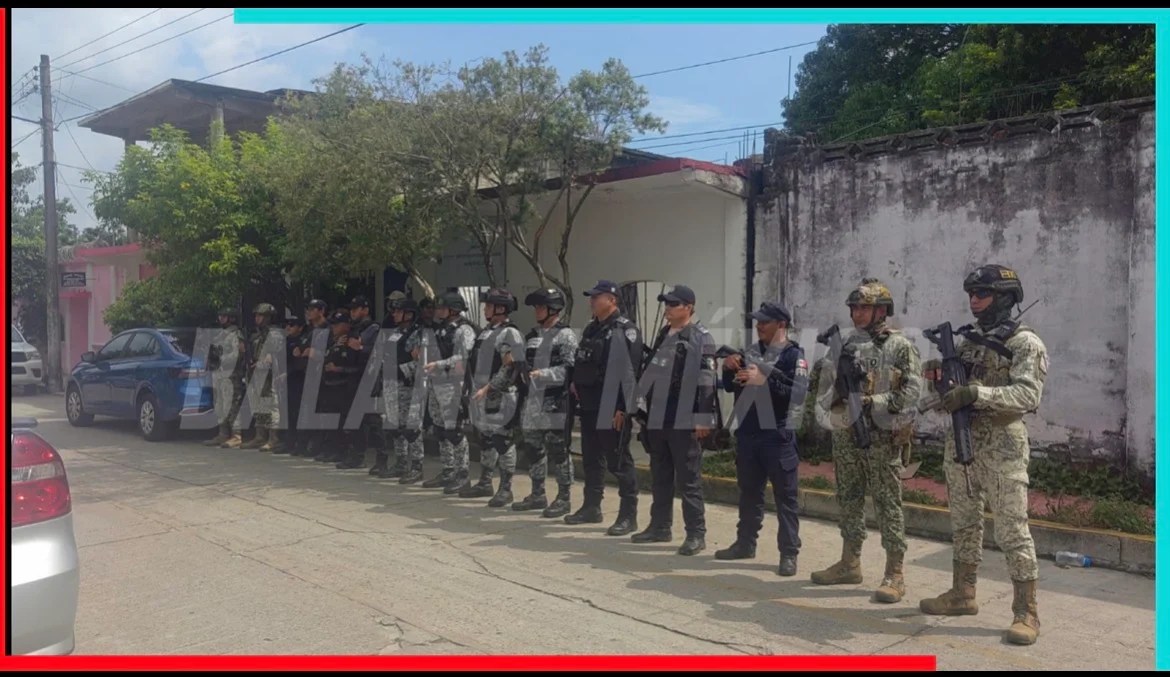 En operativo rescatan a dos menores de un bar en Mapastepec; aseguran droga y detienen a cuatro