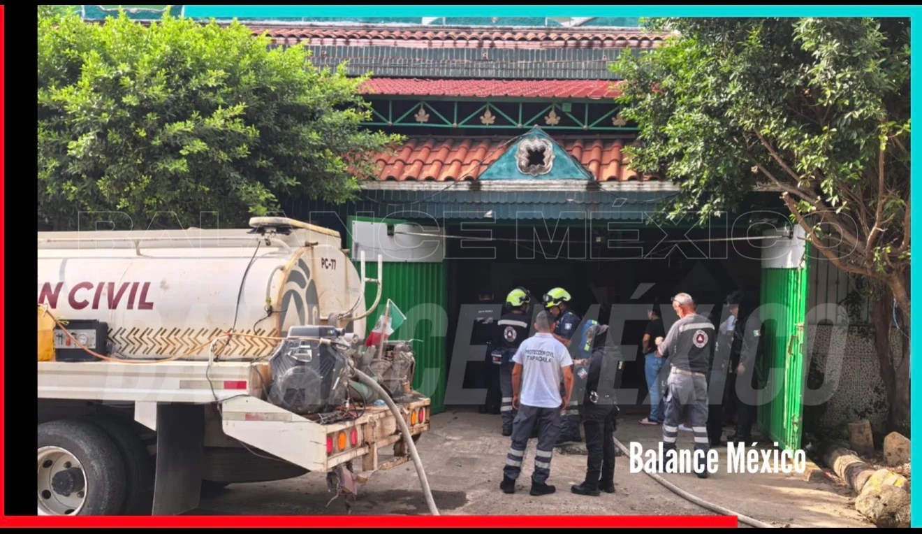 Cubano incendia una vivienda con él dentro del domicilio al sur de Tapachula, el masculino sufrió quemaduras y fue trasladado a un Hospital