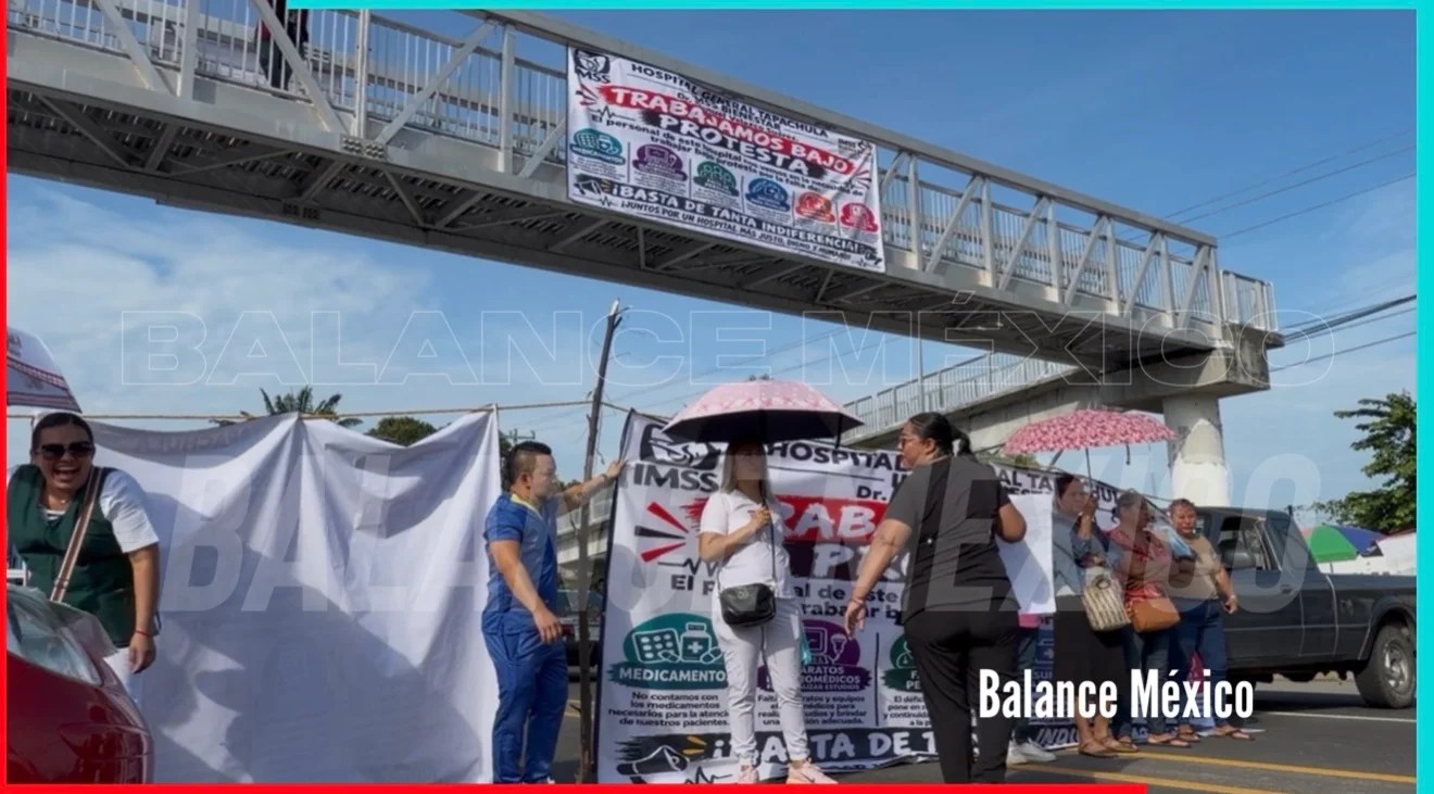 Trabajadores de IMSS-Bienestar denuncian falta de medicamentos e insumos en el Hospital General de Tapachula
