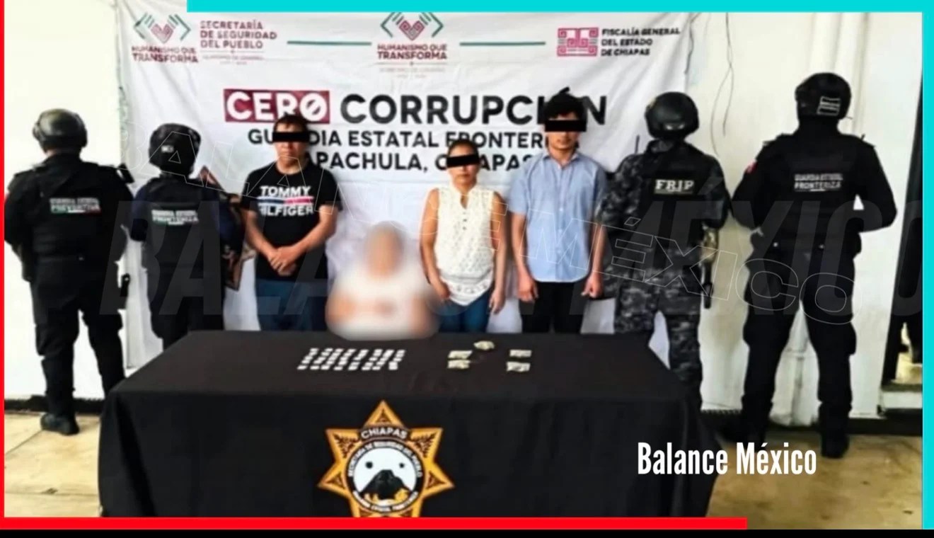 Detienen a cuatro en la colonia Jardines de Chiapas, Tapachula; los relacionan con un homicidio