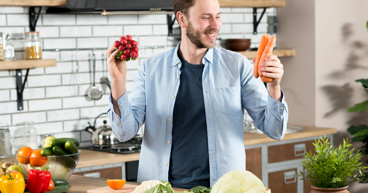 Heart-healthy Mediterranean foods: olive oil, fish, greens, berries, and nuts