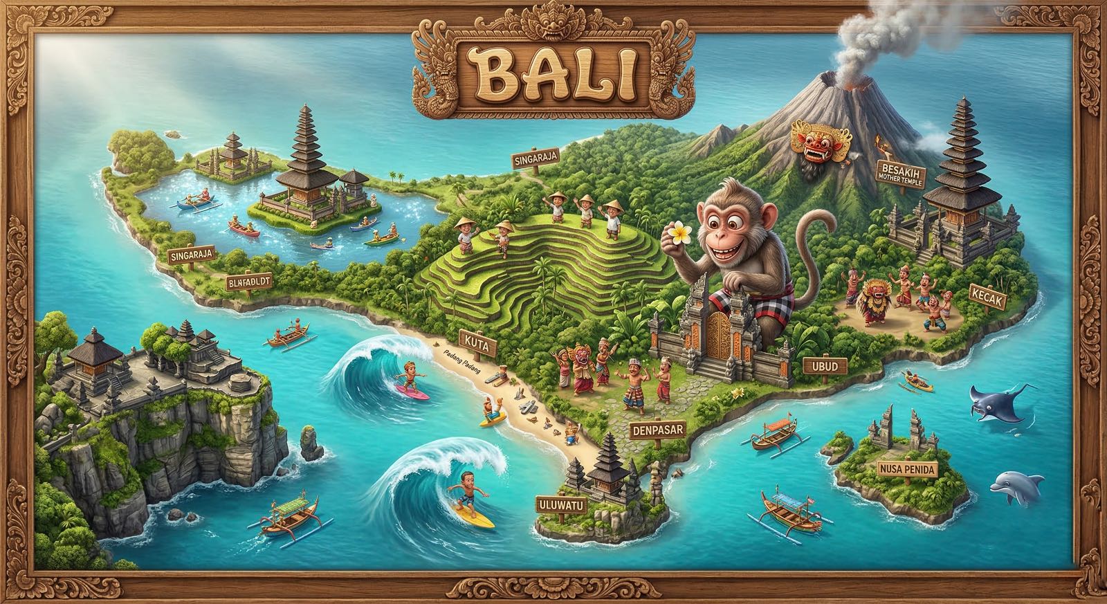 Guide Bali Premi Re Fois Bali Maps 2 