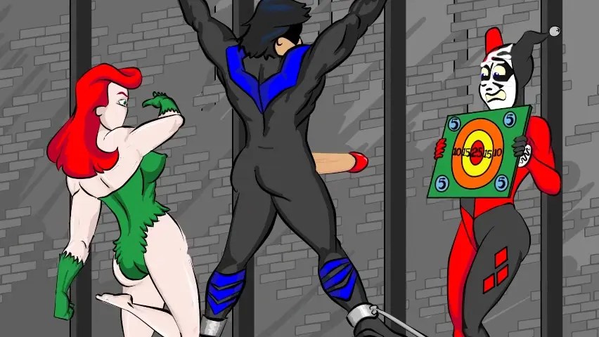 make the cum hit the target using ballbusting