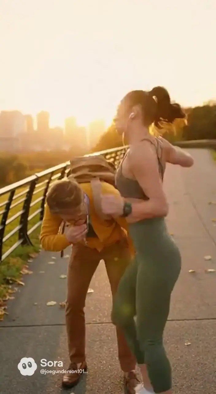 AI Ballbust – Athletic / Slim-Thick Girl – Knees